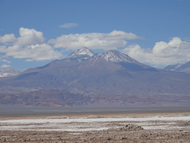 Laguna Chaxa vor Vulkanen